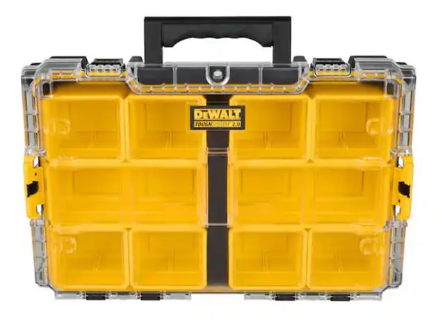 Lot 96-174513 - DEWALT
TOUGHSYSTEM 2.0 10-Compartment Deep Small Parts Organizer
New