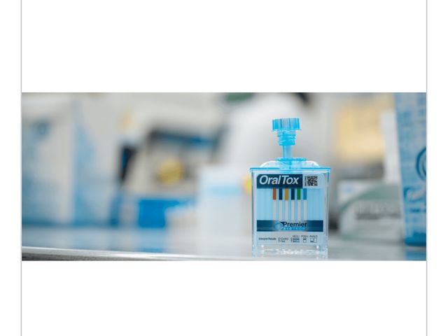 Lot 96-176889 - OralTox Drugs of Abuse Test, 7-Panel: AMP ,COC ,MET ,OPI ,OXY ,THC , PCP 25 ct test includes prepaid...