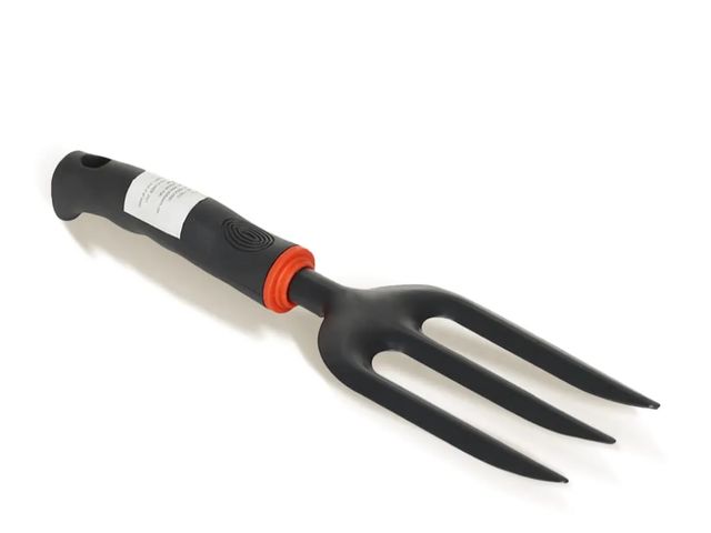 Lot 96-174340 - Garden Fork with Black Comfort Rubber Grip Handle unused