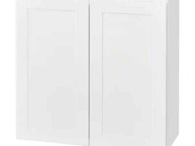 Lot 96-162654 - Hampton Bay
Avondale 36 in. W x 12 in. D x 30 in. H Ready to Assemble Plywood Shaker Wall Kitchen Ca...
