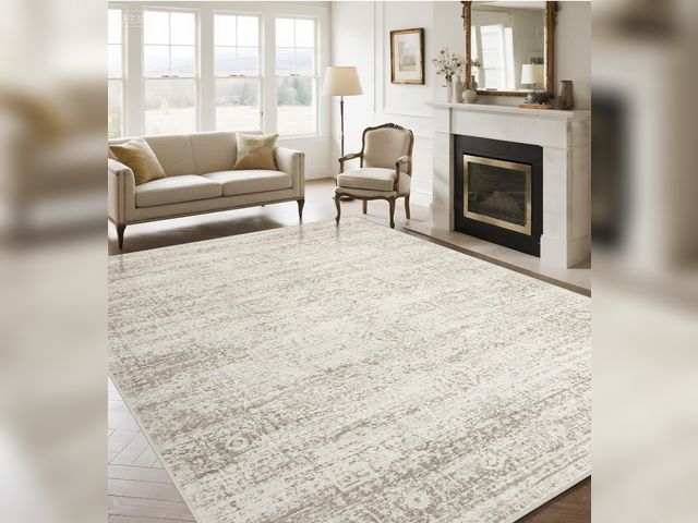 Lot 96-179104 - Washable Rugs 9x12 Area Rugs for Living Room,Rugs for Bedroom, Large Carpets,Ultra Soft Faux Wool Re...