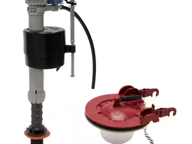 Lot 96-181945 - Fluidmaster
PerforMAX Universal High Performance Toilet Fill Valve and 3 in. Adjustable Toilet Flapp...