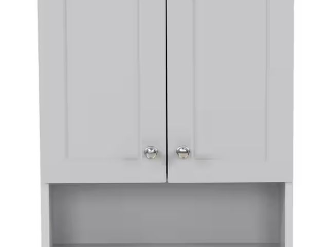 Lot 96-162235 - Glacier Bay
Lancaster 21 in. W x 8 in. D x 26 in. H Surface-Mount Shaker Bathroom Storage Wall Cabin...