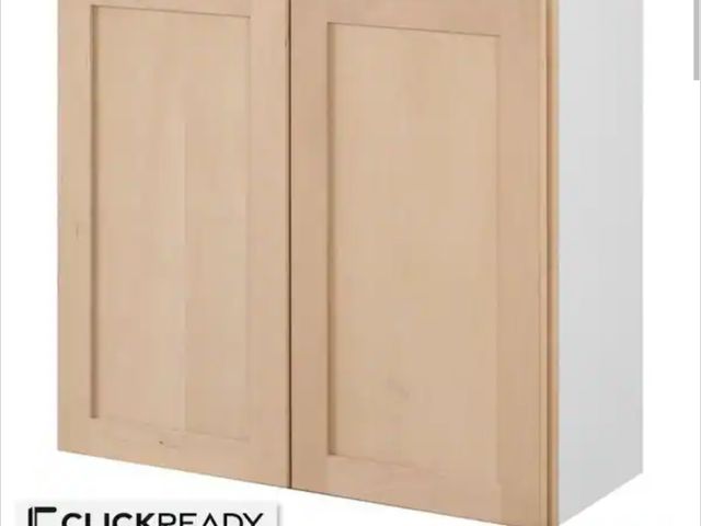 Lot 96-183091 - Hampton Bay
30 in. W x 12 in. D x 30 in. H Ready to Assemble Wall Kitchen Cabinet in Unfinished with...