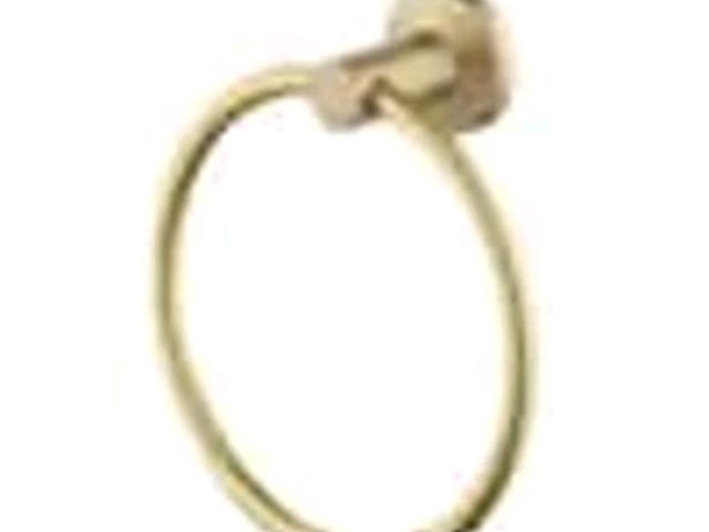 Lot 96-181844 - Glacier Bay Dorind Wall Mounted Towel Ring in Brushed Gold New