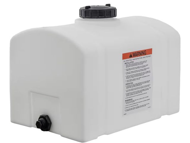 Lot 96-176333 - RomoTech 82123899 Polyethylene Domed Reservoir Water Tank, 26 gallon, Made In The USA Poly Tank For ...