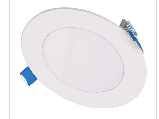 Lot 96-165500 - HALO HLBSL 4 in. Adjustable CCT Canless IC Rated Dimmable Indoor, Outdoor Integrated LED Recessed Li...