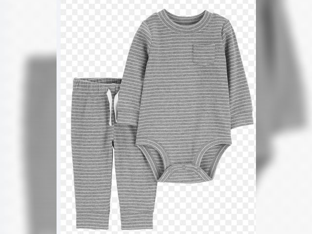 Lot 96-165923 - 4 pc Baby Striped Set (6-12 months ) 
( stock photo varies from product ) 

New