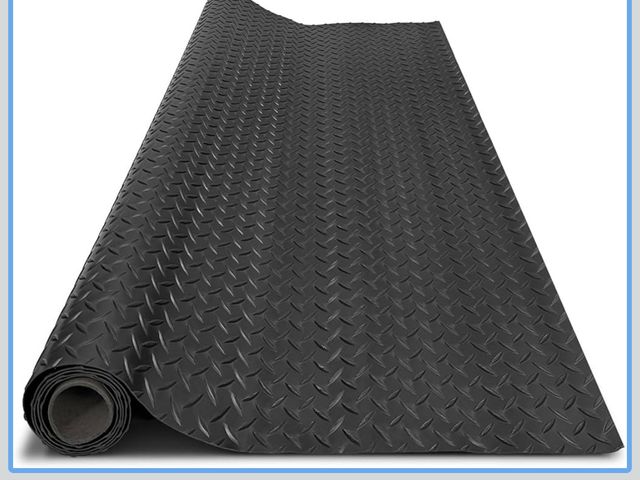 Lot 96-181711 - Rubber mat, could be yoga mat, cargo liner, laundry mat, etc approx 70x47” New