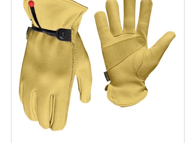 Lot 96-198493 - FIRM GRIP Extra Large Winter Cowhide
Leather Work Gloves New