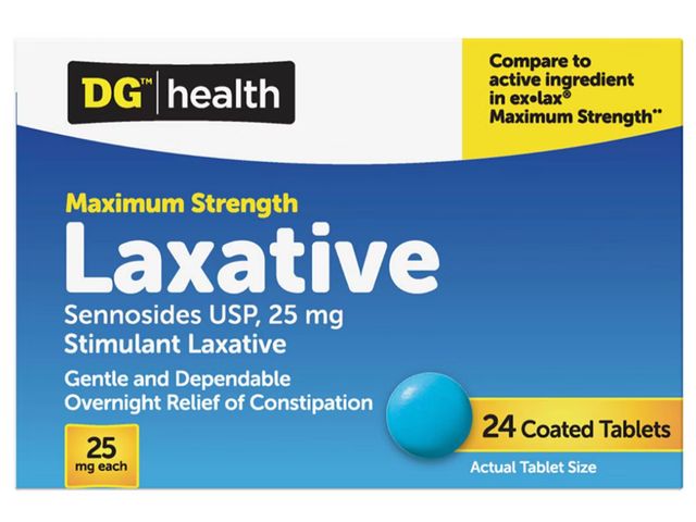 Lot 96-200306 - Pack of 3 boxes of DG Health Maximum Strength Laxative Coated Tablets, 24 ct per box 
Exp Aug 2026