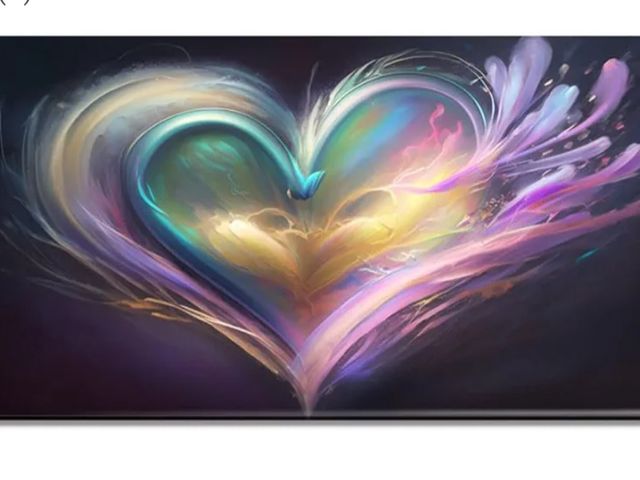 Lot 96-174544 - Abstract Love Wall Art Love Picture Canvas Print Wall Painting Modern Artwork Wall Décor for Bedroom...