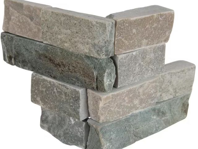 Lot 96-175304 - 8 sq. ft MSI Sierra Blue Ledger Corner 6 in. x 6 in. Splitface Quartzite Wall Tile MSRP $167.92 New,...