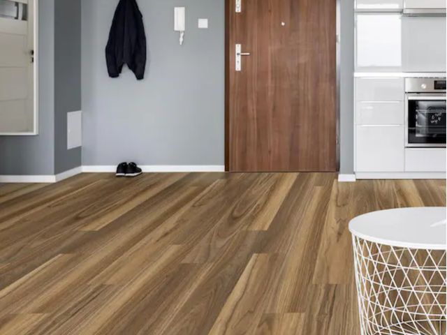 Lot 96-198764 - 324 sq ft of A&amp;A Surfaces
Warm Birch 12 MIL x 6 in. x 48 in. Glue Down Waterproof Luxury Vinyl P...