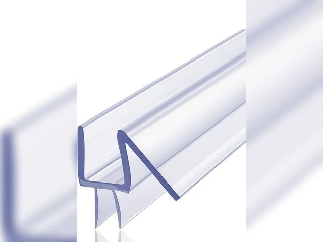 Lot 96-211491 - Butecare Premium Frameless Shower Door Bottom Seal Strip for Glass Doors - Shower Door Seal Sweep (1...