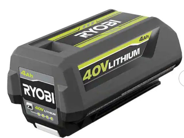 Lot 96-146394 - RYOBI40V Lithium-Ion 4.0 Ah BatteryNew no packaging MSRP $134.10
