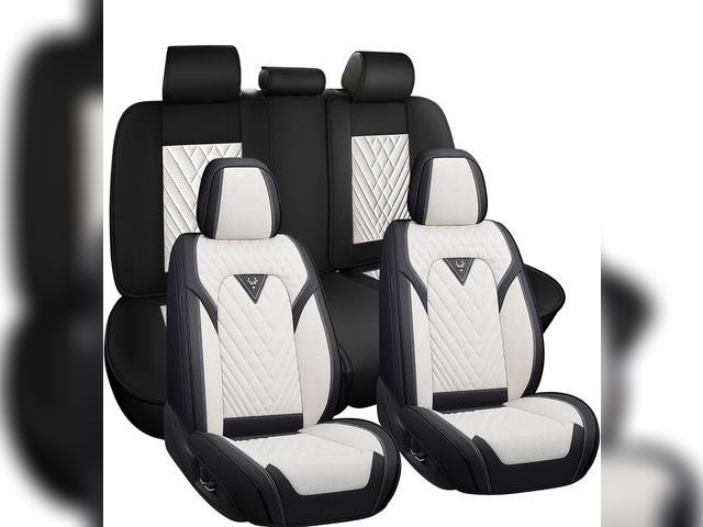 Lot 96-164049 - Ram 1500 Car Seat Covers Full Set, Leather Seat Covers for Car,Lumbar Muscle Pain Healing Function, ...