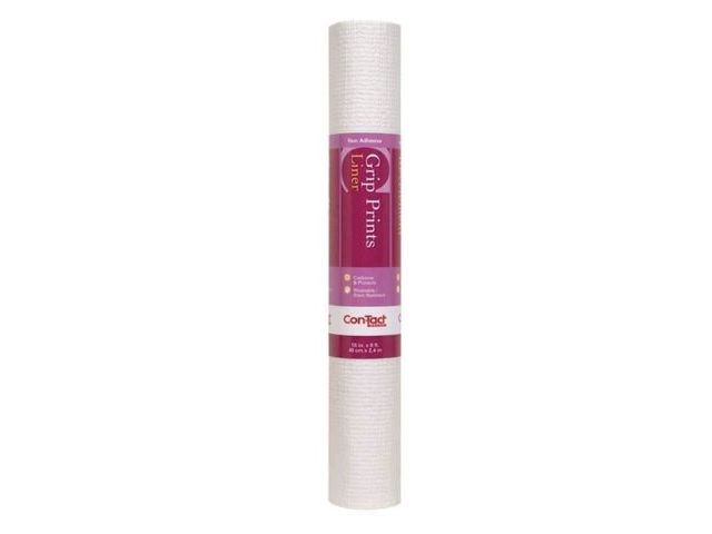 Lot 96-222362 - Con-Tact Grip Prints White 2.25 in. D x 96 in. L Heavy Duty Drawer and Shelf Liners New