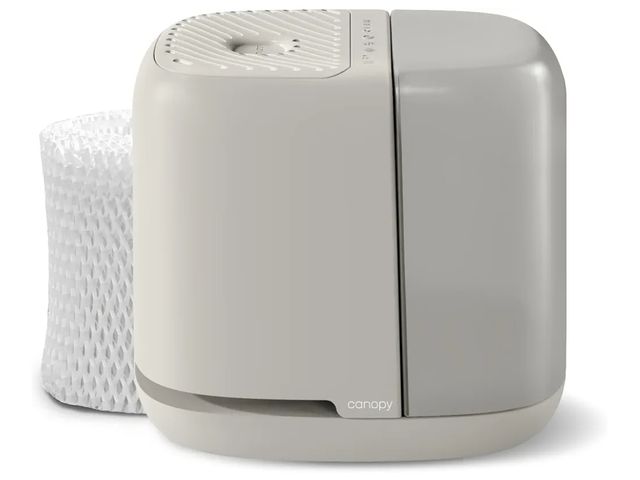 Lot 96-160616 - Canopy Bedside Humidifier 2.0, Moonstruck, 36 HR Run Time, 2.5L Capacity - Reading Light &amp; White...