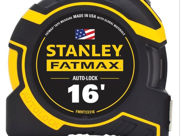 Lot 96-163503 - Stanley FATMAX 16 ft. Autolock Tape Measure
New