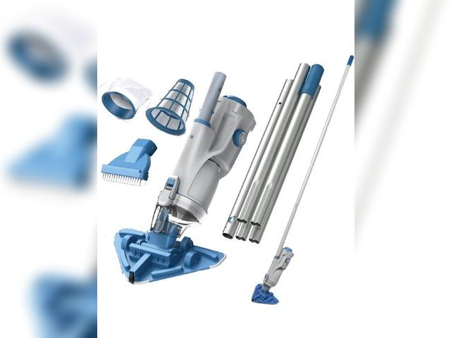 Lot 96-169188 - KOKIDO 2025 Cordless Pool Vacuum with 72” Pole, Standard &amp; Fine Interchangeable Filters, 16GPM O...