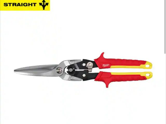 Lot 96-188723 - Milwaukee Straight-Cut Aviation Snips Used