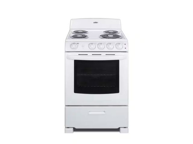 Lot 96-169101 - Summit Appliance
24 in. 2.9 cu. ft. Electric Range in White
MSRP $835.99
New