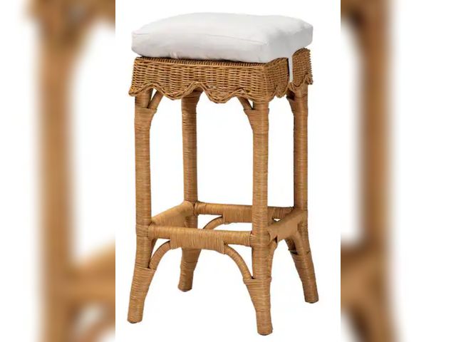 Lot 96-214065 - bali &amp; pari
Muy 29.5 in. Honey Rattan Bar Stool
New - no box 
Msrp $109.51