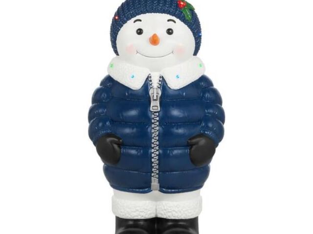 Lot 96-194962 - Home Accents Holiday 2.5 ft LED Snowman Puffer Christmas
New