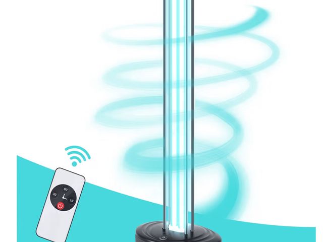 Lot 96-177365 - 100W UV Light, Ultraviolet Lamp Purifier for Whole Room &amp; House, Ozone-Free, Home Disinfection D...