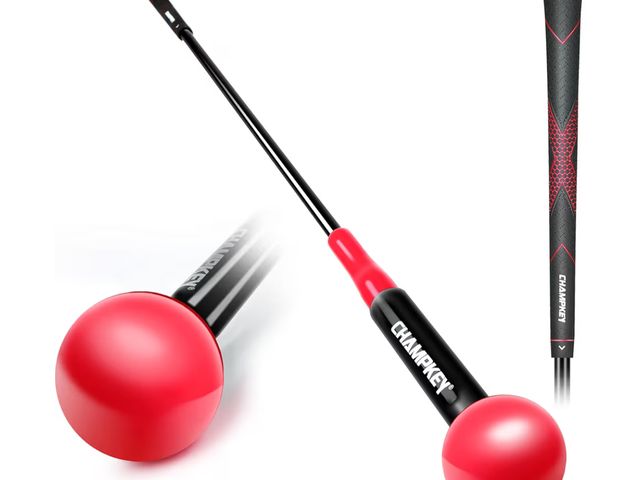 Lot 96-178880 - CHAMPKEY Golf Swing Trainer - Tempo &amp; Flexibility Training Aids Warm-Up Stick Ideal for Golf Ind...