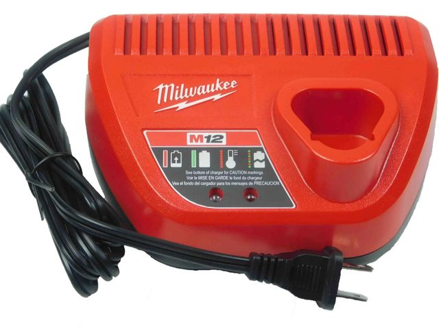 Lot 96-192504 - Milwaukee 48-59-2401 12V M12 Lithium-Ion Charger
New 
No box