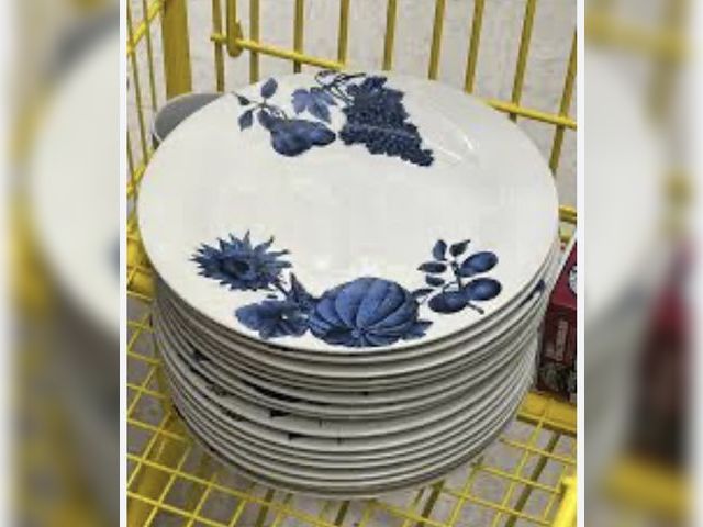 Lot 96-201022 - 20 count Pumpkin Houseware
Dinner Plate Blue Pumpkin New