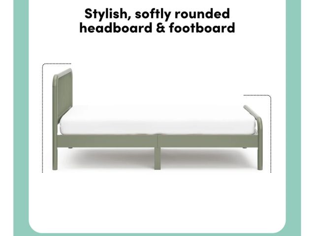 Lot 96-171839 - Storkcraft® Porto Twin Bed new, MSRP 299