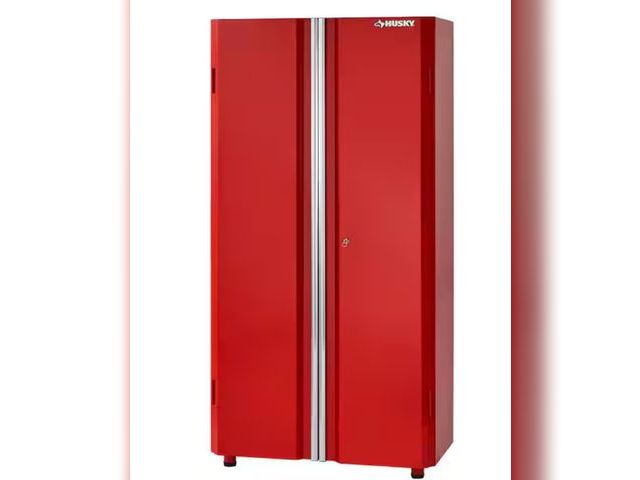 Lot 96-172349 - Husky
Ready-to-Assemble 24-Gauge Steel Freestanding Garage Cabinet in Red (36.6 in. W x 72 in. H x 1...