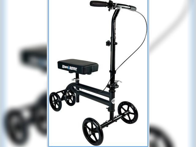 Lot 96-175480 - KneeRover Economy Knee Scooter Steerable Knee Walker for Adults for Foot Surgery, Broken Ankle, Foot...