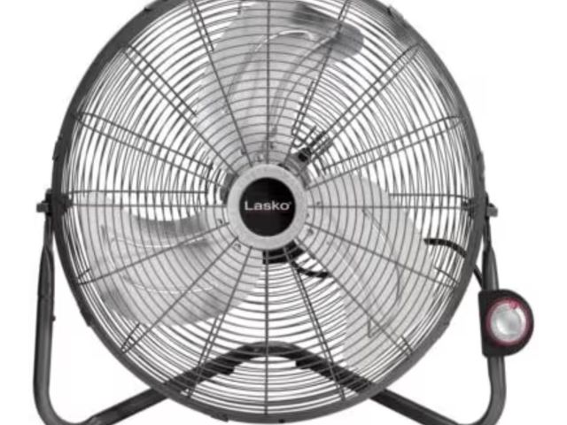 Lot 96-177487 - Lasko H20310 Max Performance 20″ High Velocity Floor Fan 3 Speeds QuickMount Wall Mount Fan H20310
N...