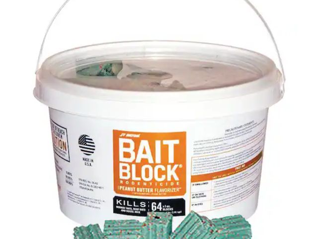 Lot 96-174511 - JT Eaton
Bait Block Peanut Butter Flavor Anticoagulant Rodenticide for Mice and Rats (Pail of 64)
Ne...