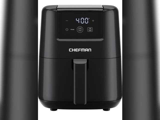 Lot 96-195291 - CHEFMAN 2 Qt Mini Air Fryer – Digital Space-Saving Compact Air Fryer with Nonstick and Dishwasher Sa...