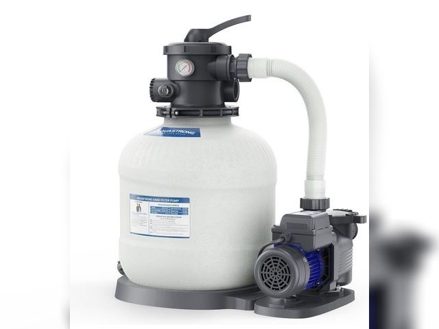 Lot 96-171642 - AQUASTRONG 16in Sand Filter Pump for Above Ground Pool with Timer, 3/4 HP Pool Pumps Above Ground 38...