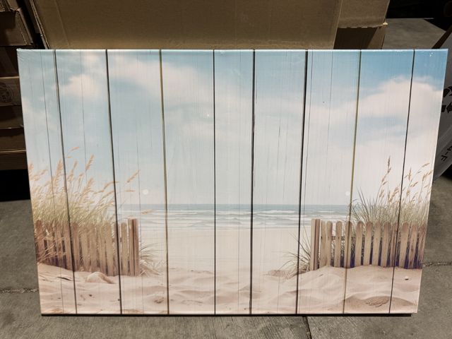Lot 96-177379 - Coastal Beach Canvas Print Approx 20”x30”
New