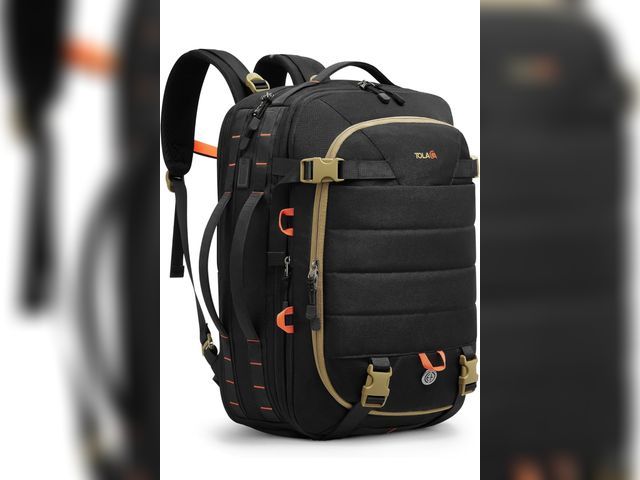 Lot 96-200734 - Tolaccea Carry on Travel Backpack, TSA Friendly Flight Approved Laptop Backpack Duffle Bag for Men W...