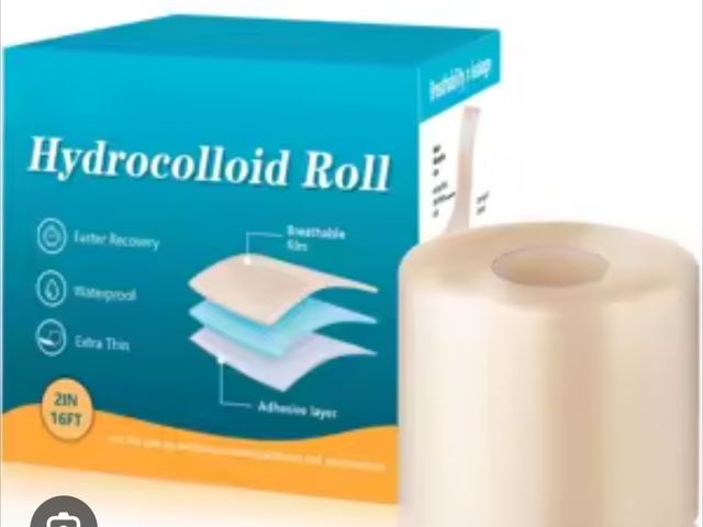 Lot 96-195162 - Wound Care Hydrocolloid Bandages Roll 2 19 7 Hydrocolloid Roll For Wound 2 Packs New
