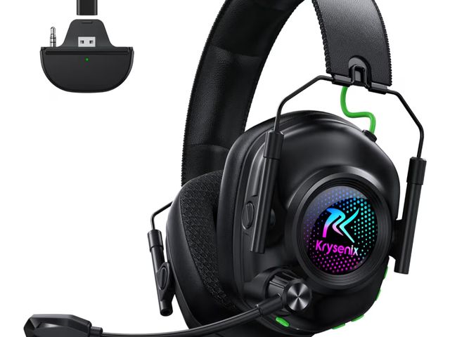 Lot 96-191090 - Wireless Gaming Headset with Noise Canceling Mic for Xbox Series X|S, Xbox One, PC, PS5, PS4, Mac, S...