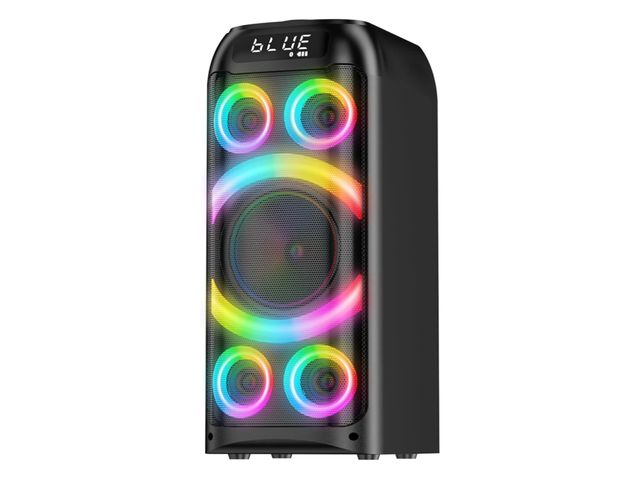 Lot 96-171165 - Bluetooth Speaker, 160W Peak Powerful Loud Stereo Sound Deep Bass Wireless Boombox Portable Large Pa...