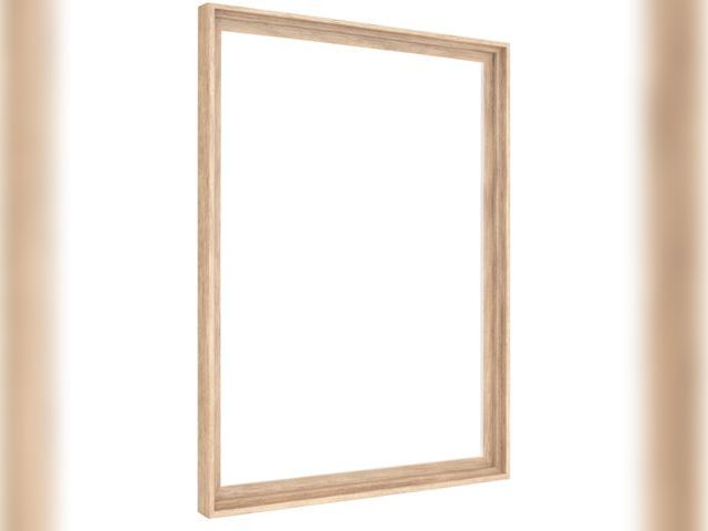 Lot 96-187907 - MCS Canvas Float Frames 18x24 Frame, Natural Woodgrain for Finished Canvases, Vertical &amp; Horizon...