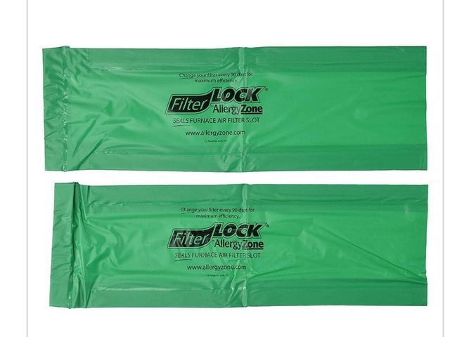 Lot 96-170818 - AllergyZone 1 in. FilterLock Furnace Filter Slot for HVAC Filters New