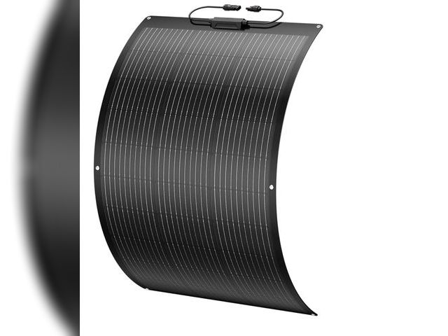 Lot 96-175802 - BougeRV Arch 100 Watt Fiberglass Flexible Solar Panel, Portable Bendable 12 Volts 10BB Mono Cell for...