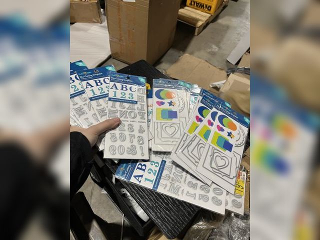 Lot 96-180689 - Lot of Hello Hobby Die Cut Templates for Cardmaking Numbers, shapes etc New