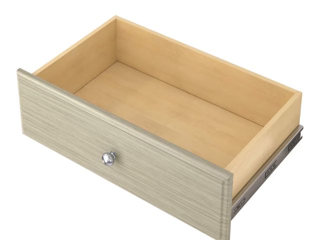 Lot 96-211568 - Easy Track Drawer Closet Storage, 8", Weathered Grey New